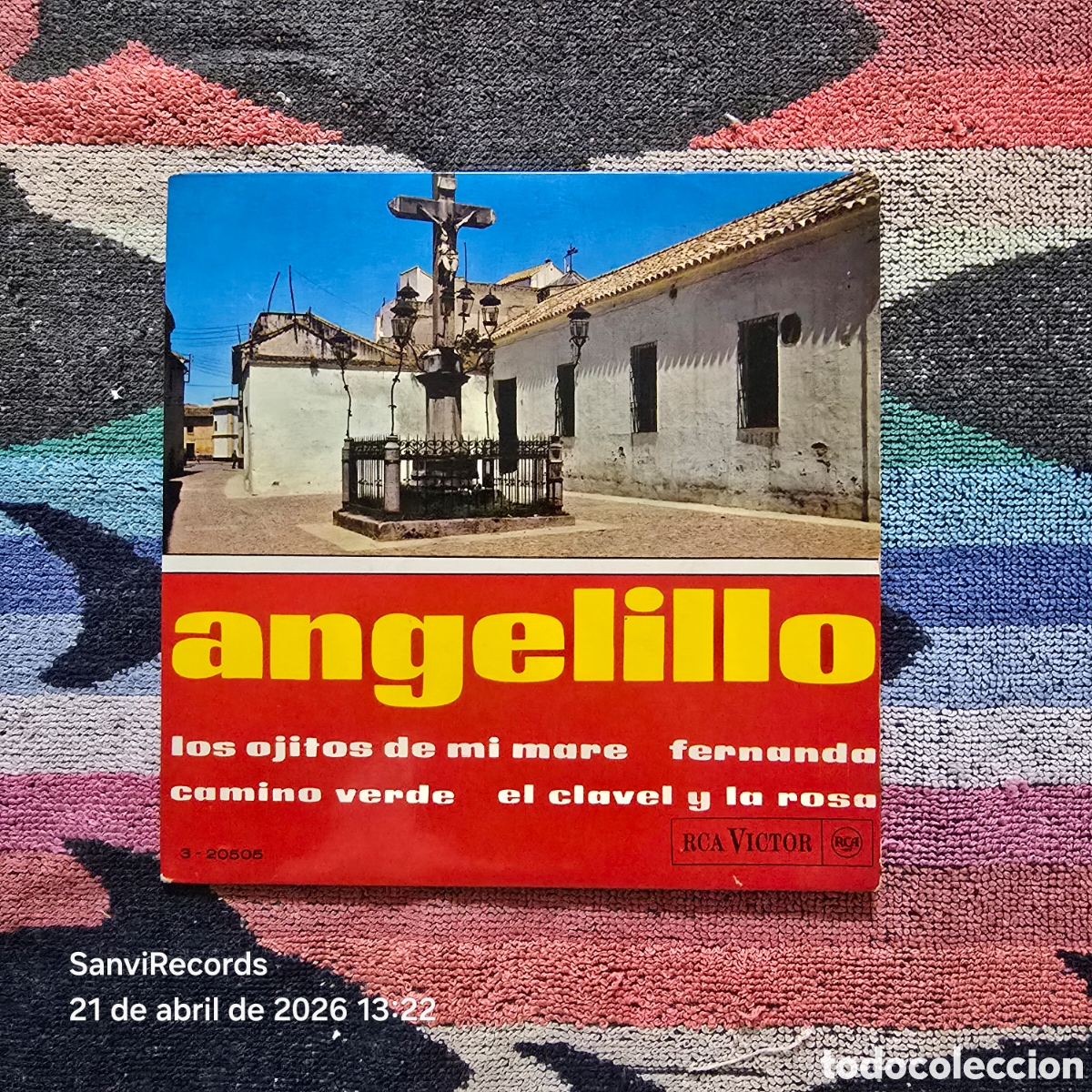 Discos de vinilo: [EP] ANGELILLO: LOS OJITOS DE MI MARE - FERNANDA... (RCA VICTOR) (1962)