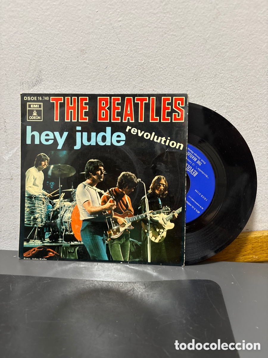 Discos de vinilo: ANTIGUO EP THE BEATLES HEY JUDE REVOLUTION ORIGINAL