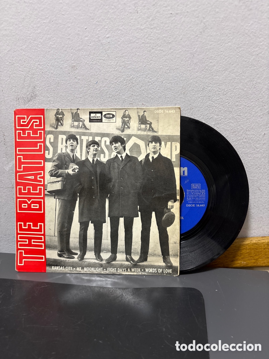 Discos de vinilo: ANTIGUO EP THE BEATLES WORDS OF LOVE ORIGINAL