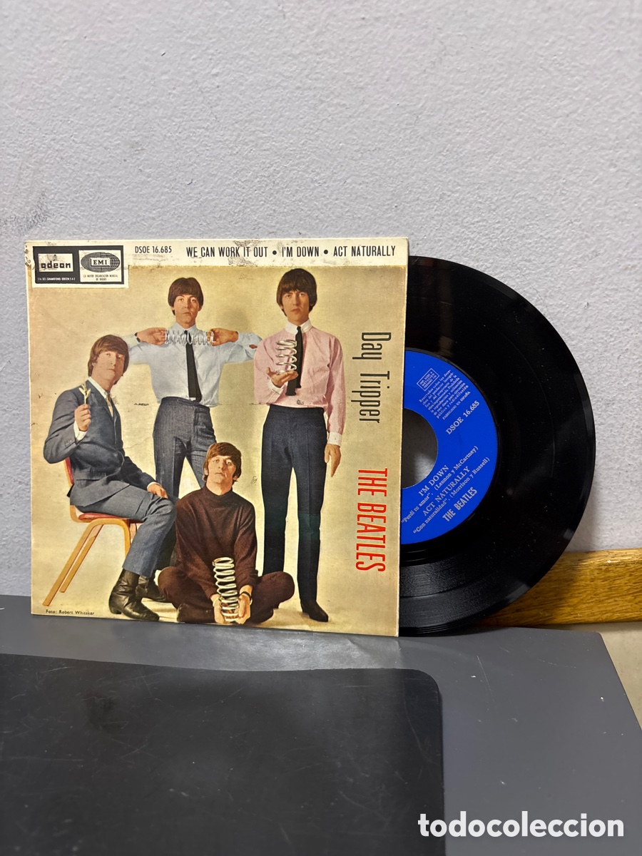 Discos de vinilo: ANTIGUO EP THE BEATLES DAY TIPPER ORIGINAL