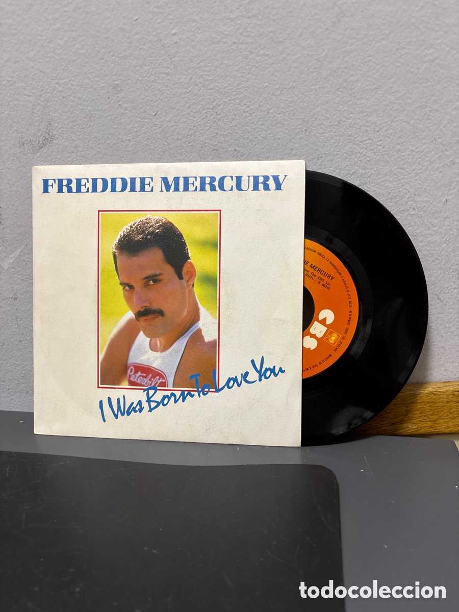 Discos de vinilo: ANTIGUO EP FREDDIE MERCURY I WAS BORN TO LOVE YOU ORIGINAL