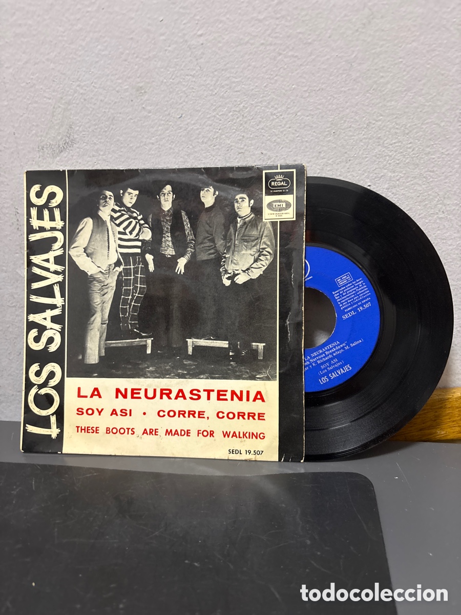 Discos de vinilo: ANTIGUO EP LOS SALVAJES LA NEURASTENIA ORIGINAL