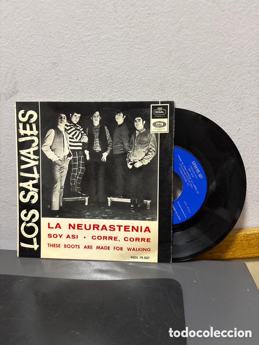 Discos de vinilo: ANTIGUO EP LOS SALVAJES LA NEURASTENIA ORIGINAL