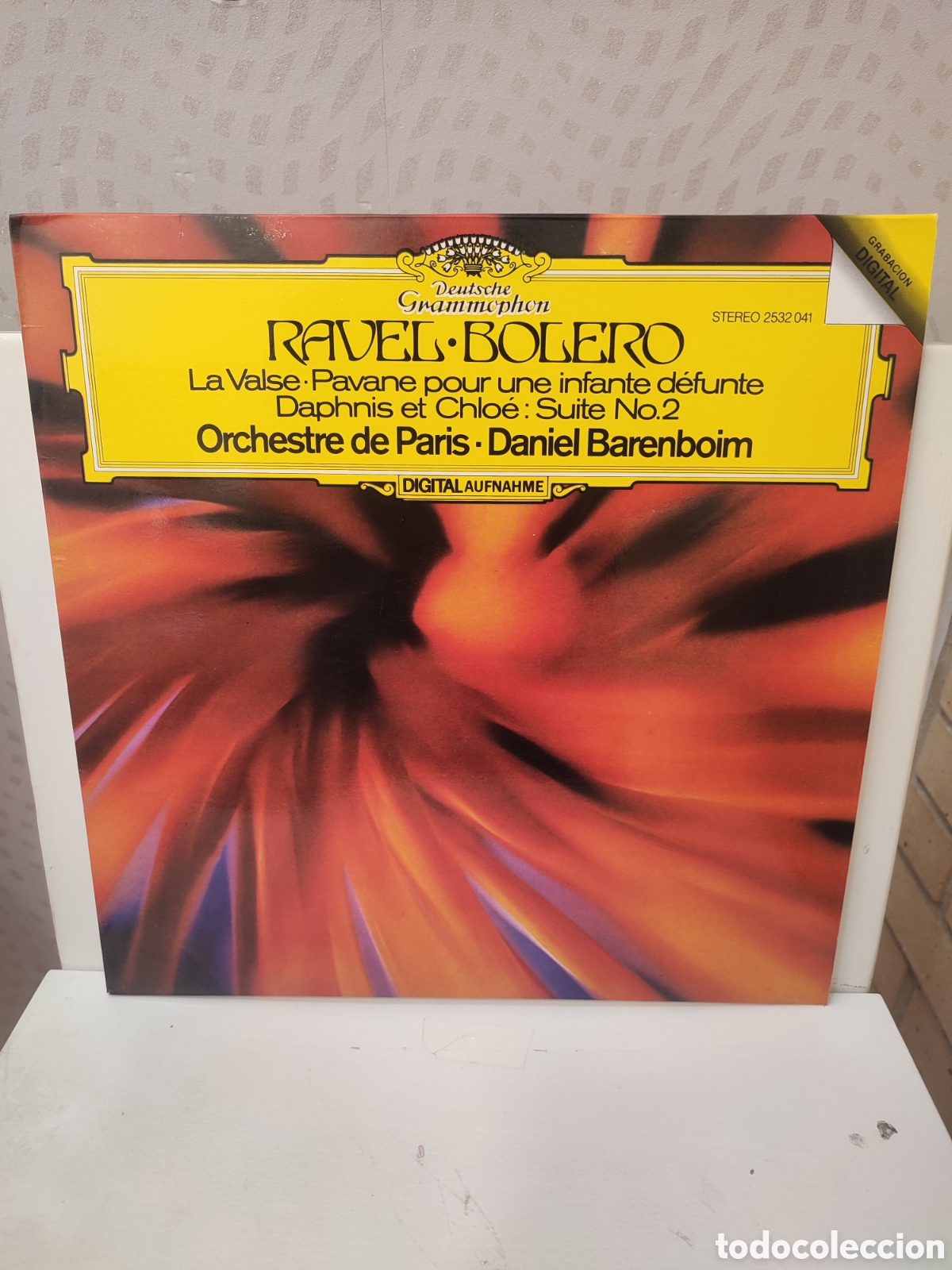 Discos de vinilo: Maurice Ravel. &rdquo; Bolero Pavana para una infanta difunta &rdquo;. Edici&oacute;n Espa&ntilde;ola. 1982. Deutsche Grammoph