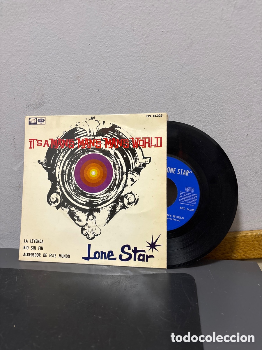 Discos de vinilo: ANTIGUO EP IT&rsquo;S A MAN&rsquo;S MAN&rsquo;S MAN&rsquo;S WORLD LONE STAR ORIGINAL