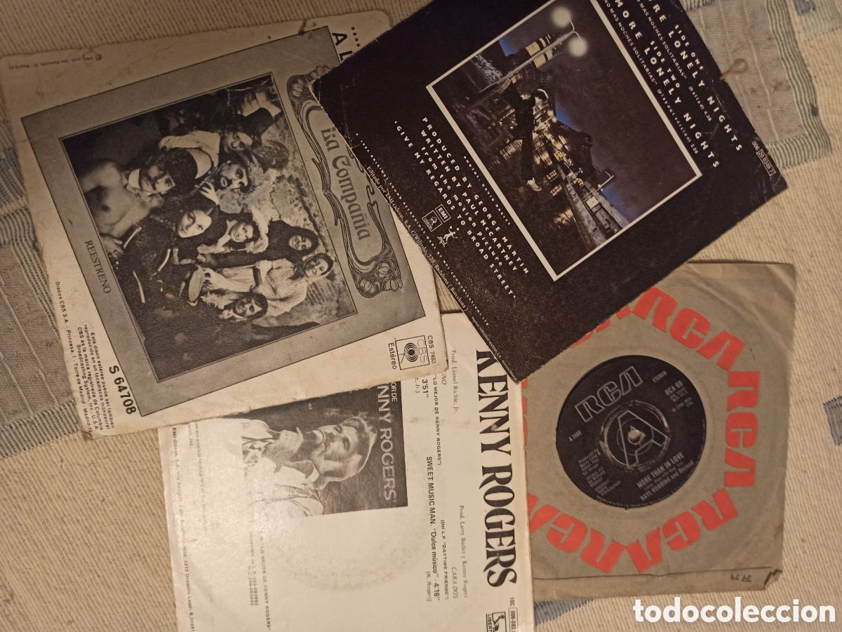 Discos de vinilo: Cuatro singles en vinilo variados - Foto 2