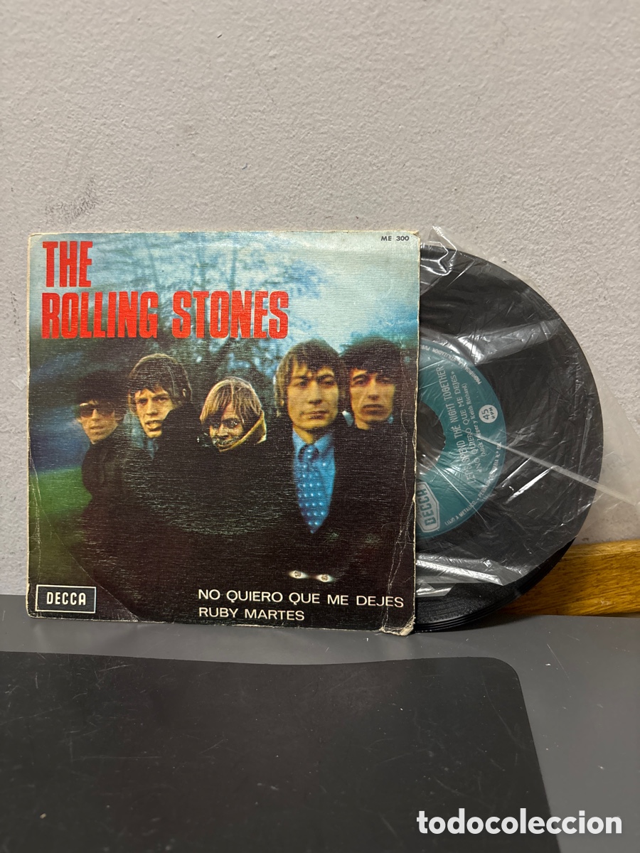 Discos de vinilo: ANTIGUO EP THE ROLLING STONES NO QUIERO QUE ME DEJES RUBY MARTES ORIGINAL