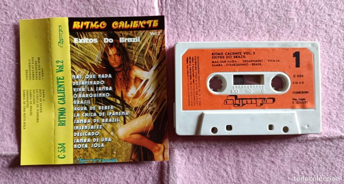 Discos de vinilo: Cassette RIMO CALIENTE V.2 - Exitos Do Brazil - ROSS SIMON - OLYMPO C 534 - NUDE COVER (EX/EX-)
