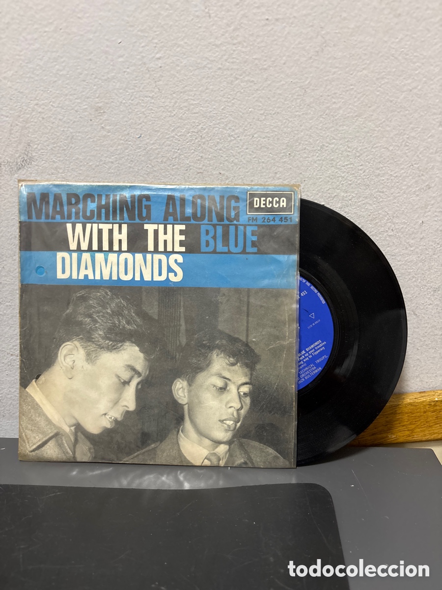 Discos de vinil: ANTIGUO EP MARCHING ALONG WITH THE BLUE DIAMONDS ORIGINAL
