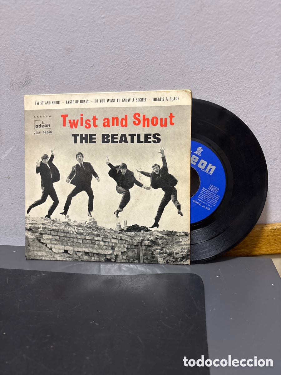 Discos de vinil: ANTIGUO EP THE BEATLES TWIST AND SHOUT ORIGINAL