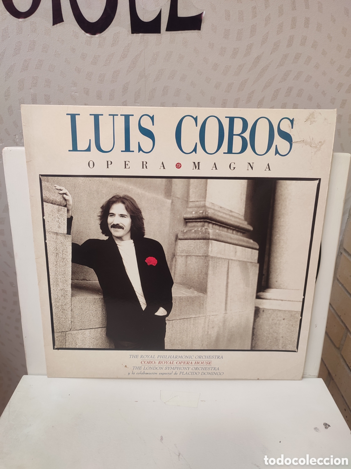 Discos de vinilo: Luis Cobos. &rdquo; &Oacute;pera Magna &rdquo;. Primera Edici&oacute;n Espa&ntilde;ola. 1989. Epic R&eacute;cords
