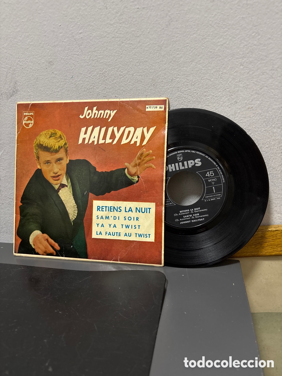 Discos de vinil: ANTIGUO EP JOHNY HALLYDAY ORIGINAL