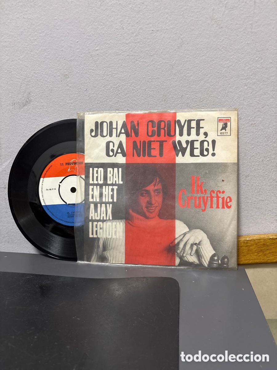 Discos de vinilo: ANTIGUO EP JOHAN CRUYFF GA NET WEG! ORIGINAL