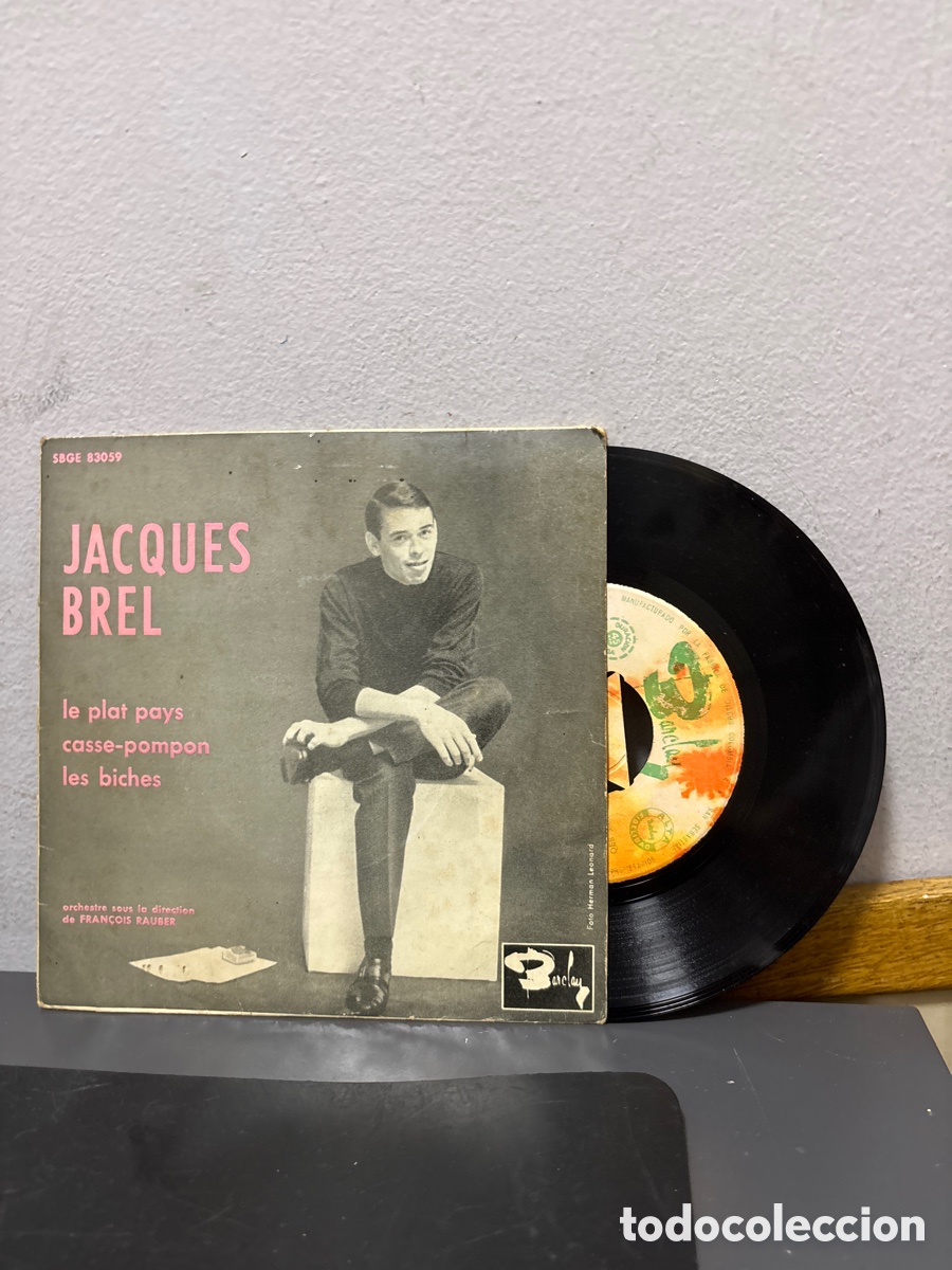 Discos de vinilo: ANTIGUO EP JACQUES BREL ORIGINAL