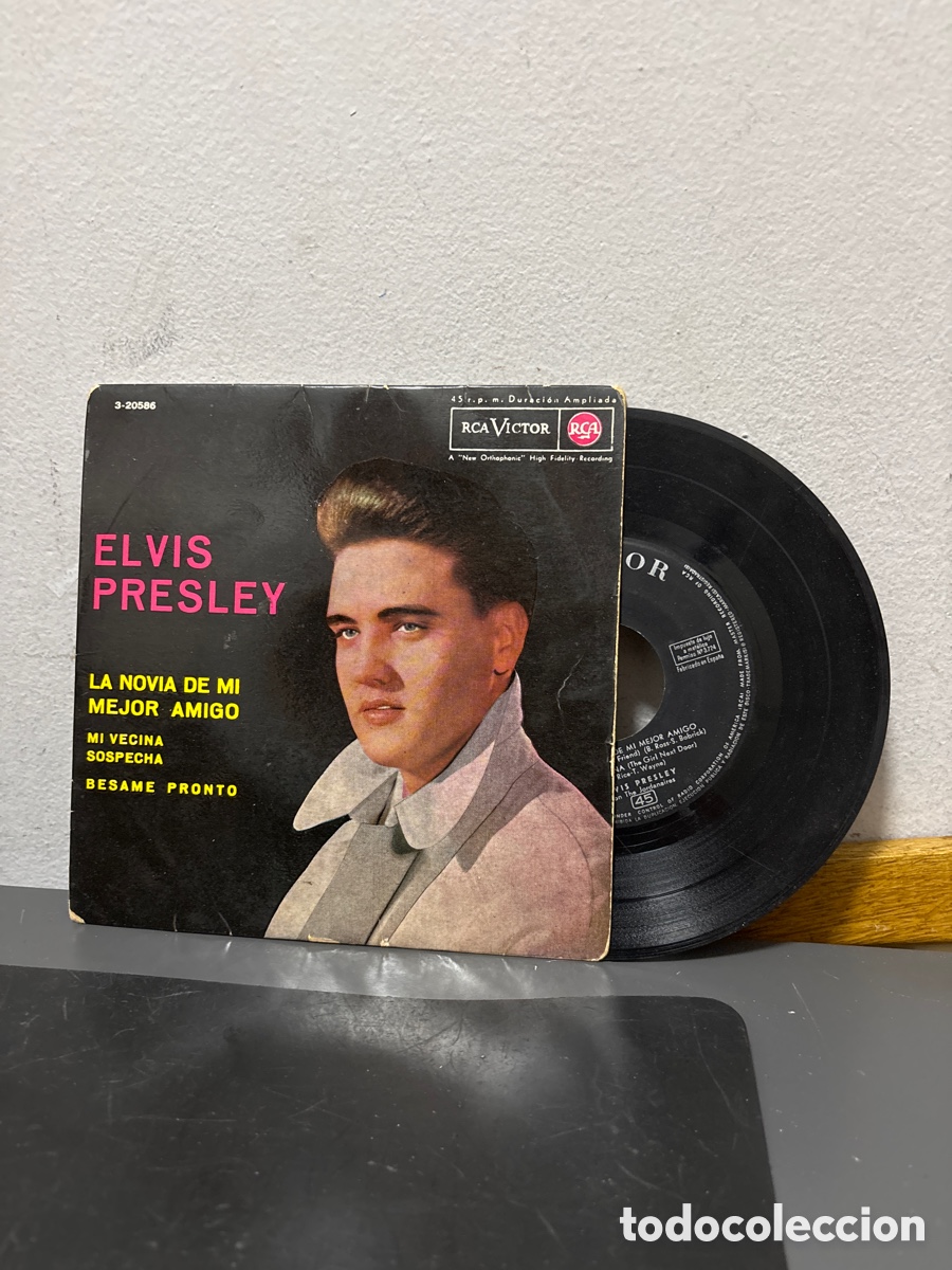 Discos de vinilo: ANTIGUO EP ELVIS PRESLEY LA NOVIA DE MI MEJOR AMIGO ORIGINAL