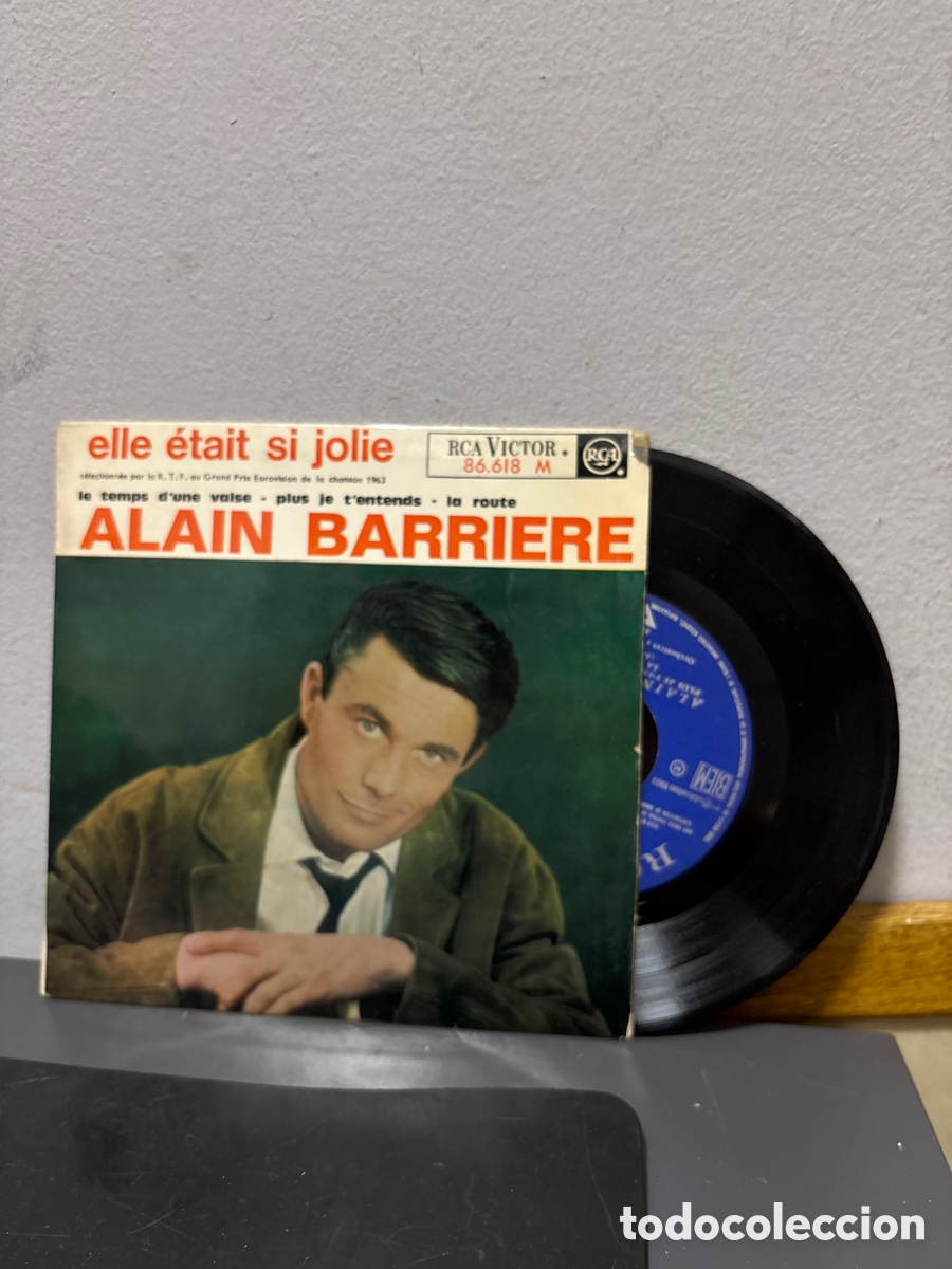 Discos de vinilo: ANTIGUO EP ALLAIN BARRIERE ELLE &Eacute;TAIT SI JOLIE ORIGINAL