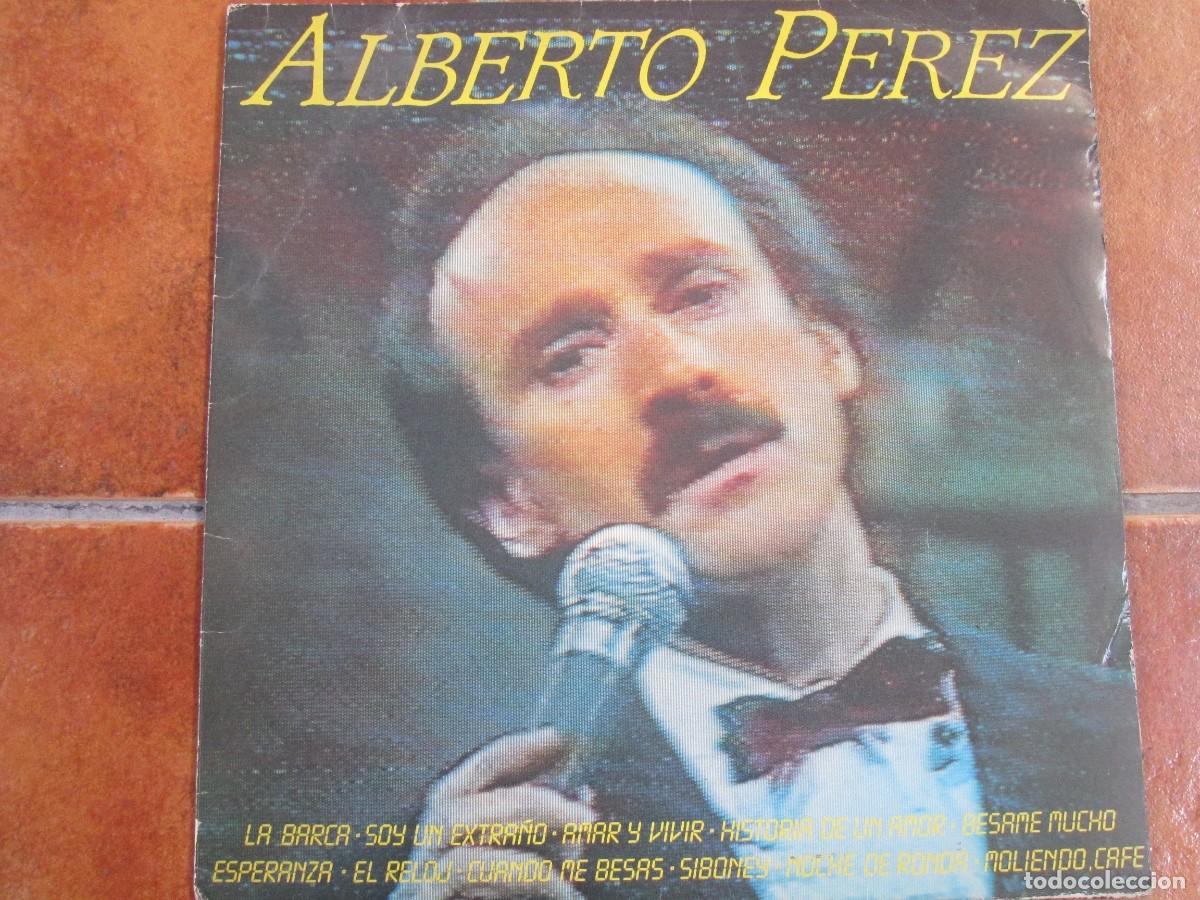 Discos de vinilo: ALBERTO P&Eacute;REZ - Alberto P&eacute;rez. LP, ed espa&ntilde;ola 12&rdquo; 1984. Insert. Muy buen estado (VG+)