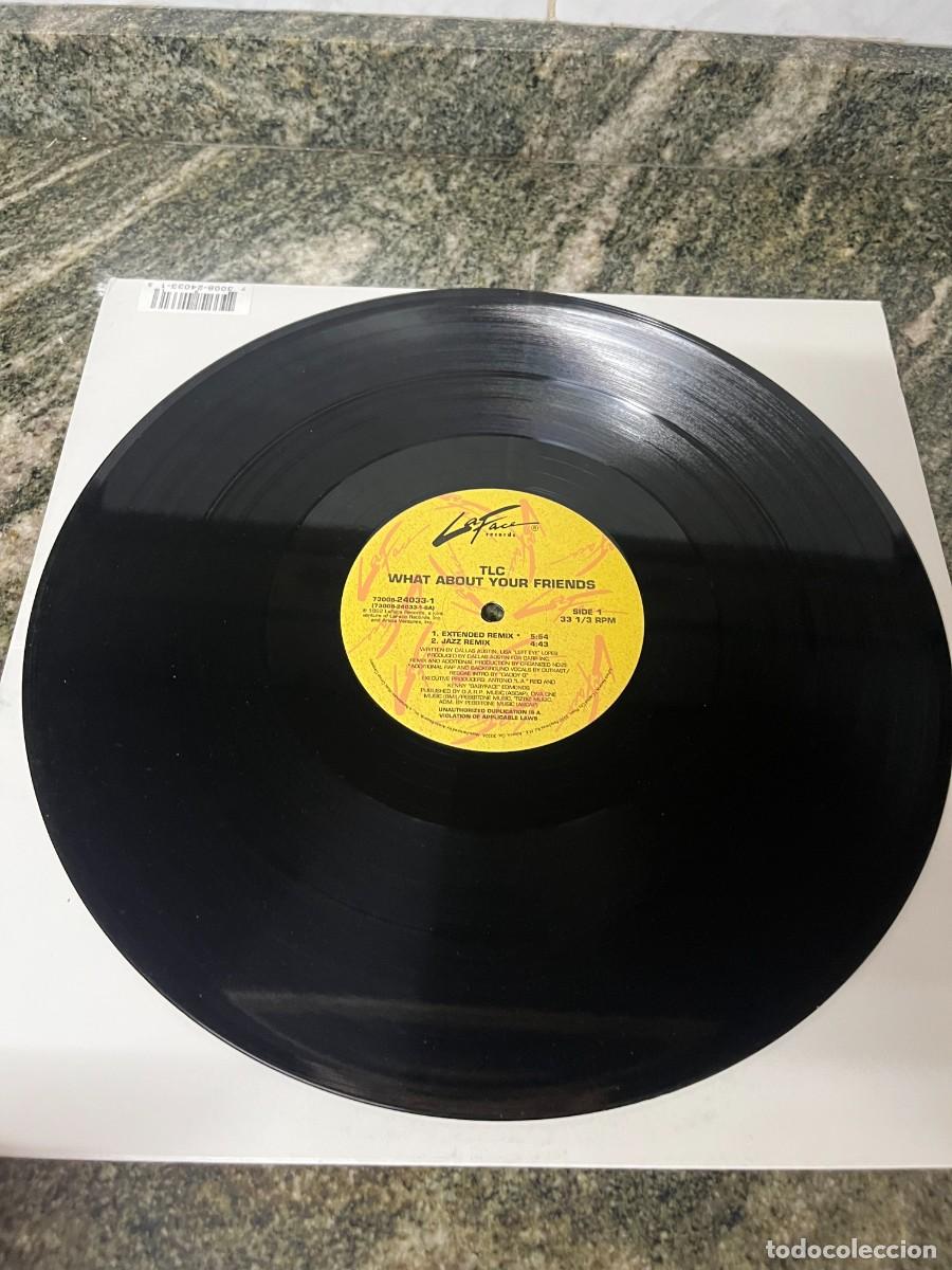 Discos de vinilo: TLC What About Your Friends - Foto 2