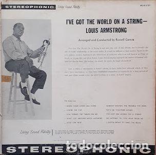 Discos de vinilo: Ive got the World on a String - Louis Armstrong - Foto 2