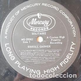 Discos de vinilo: Solitaire - Erroll Garner - Foto 3