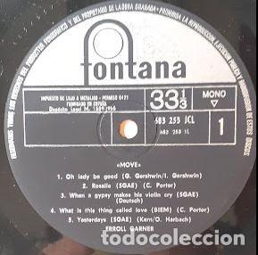 Discos de vinilo: Move! - Erroll Garner - Foto 3