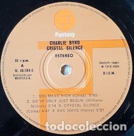 Discos de vinilo: Crystal Silence - Charlie Byrd - Foto 3