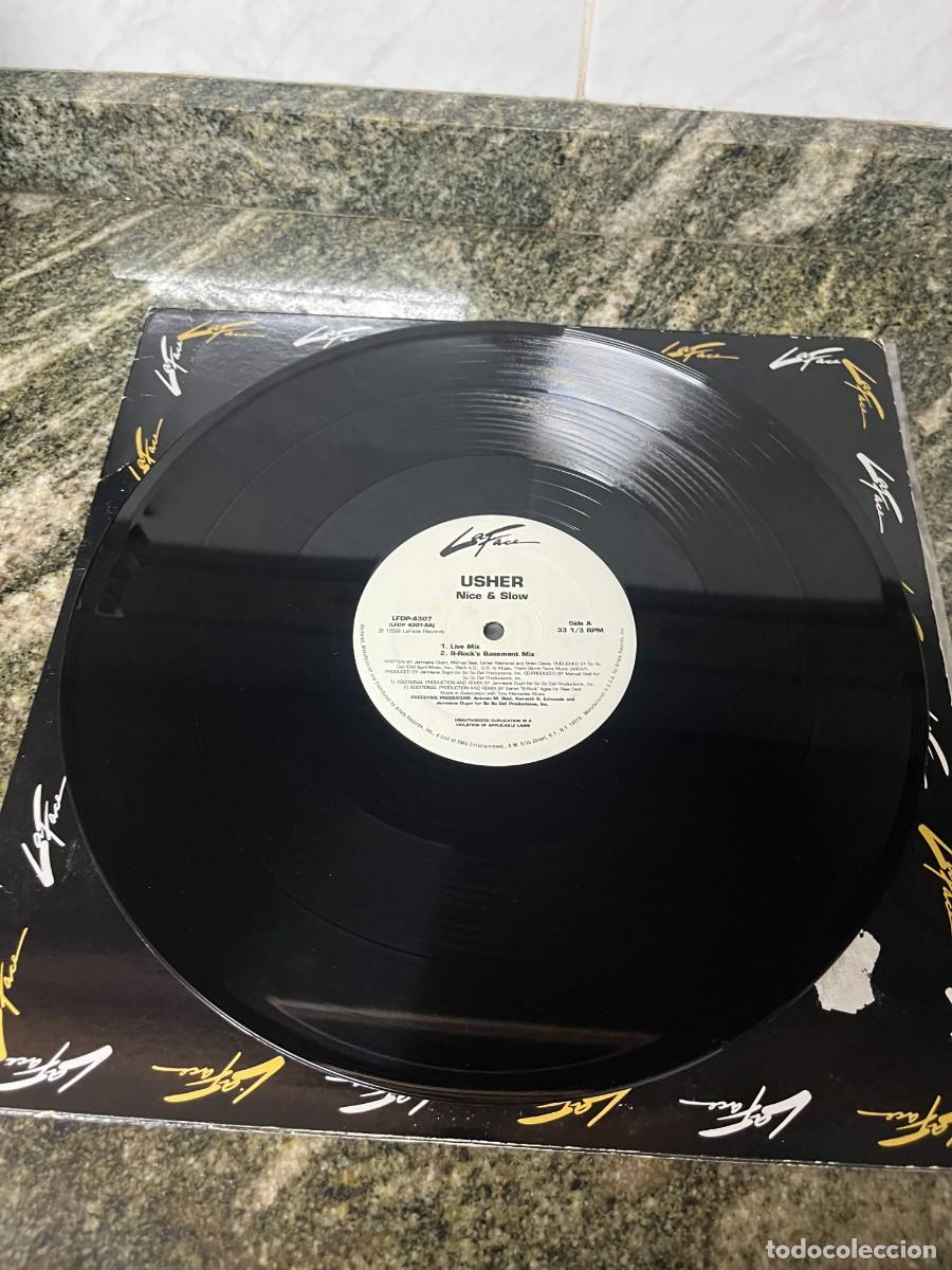 Discos de vinilo: Usher Nice & Slow maxi - Foto 2
