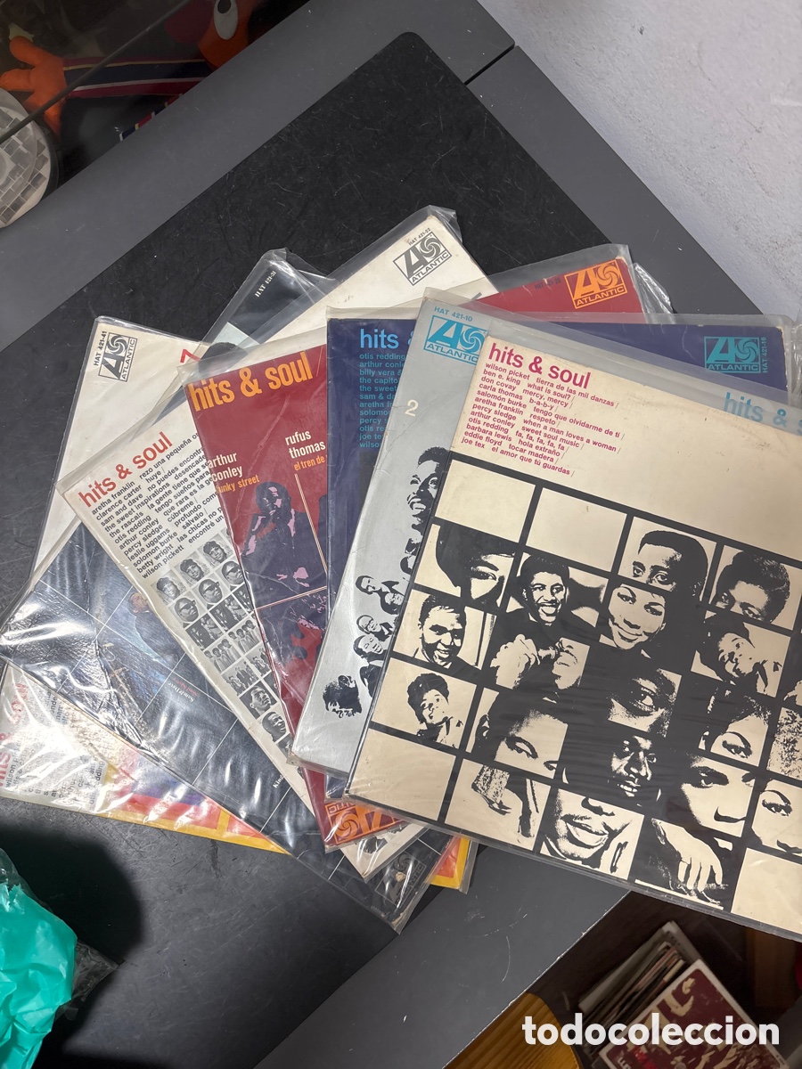 Discos de vinilo: ANTIGUOS 7 LP HITS & SOUL ORIGINAL