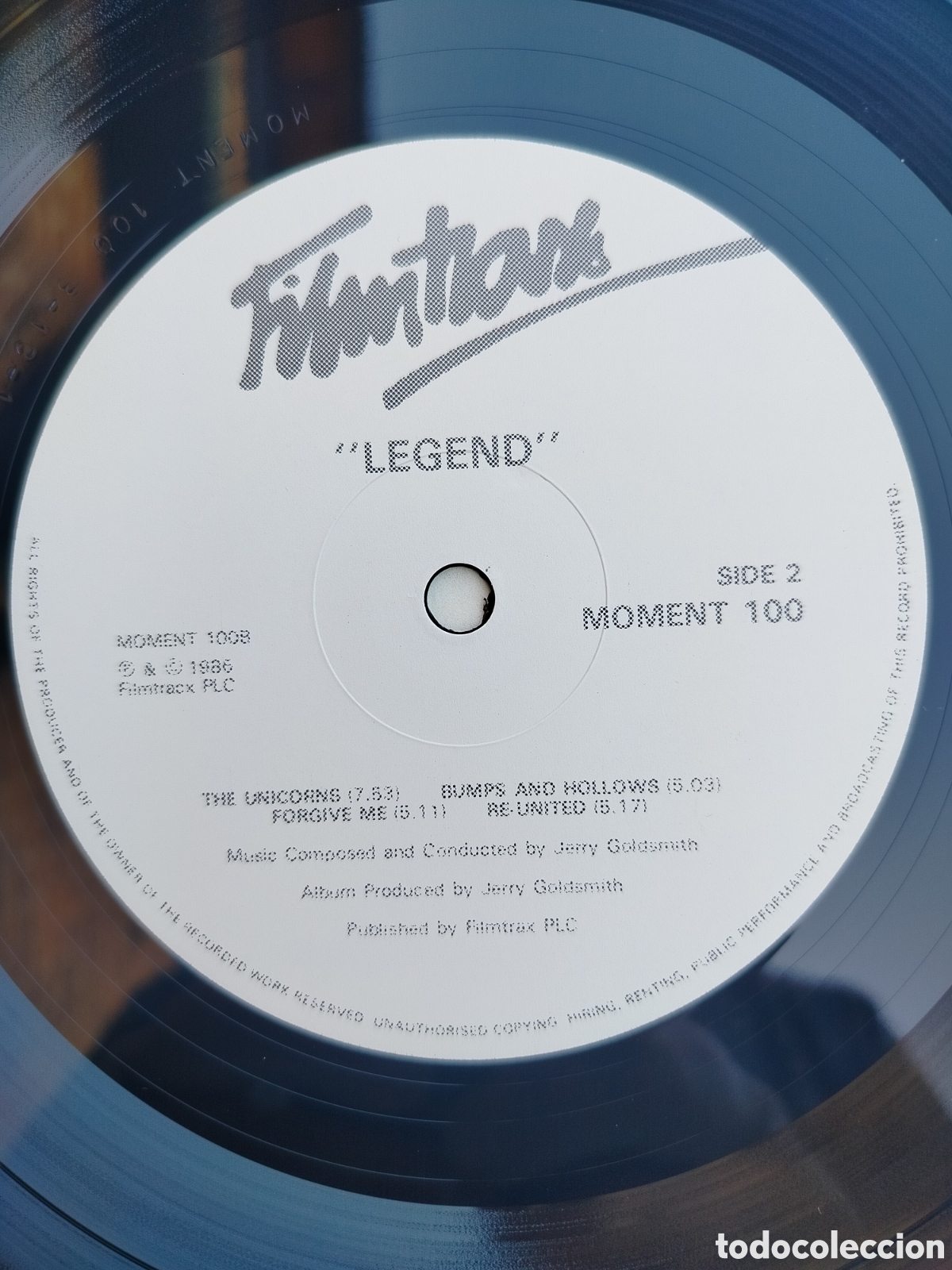 Discos de vinilo: Legend LP BSO J.Goldsmith - Foto 4