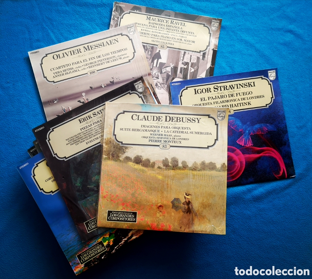 Discos de vinilo: ENCICLOPEDIA DE LOS GRANDES COMPOSITORES - 99 LPs DE MUSICA CL&Aacute;SICA LA MAYOR&Iacute;A SIN ESTRENAR