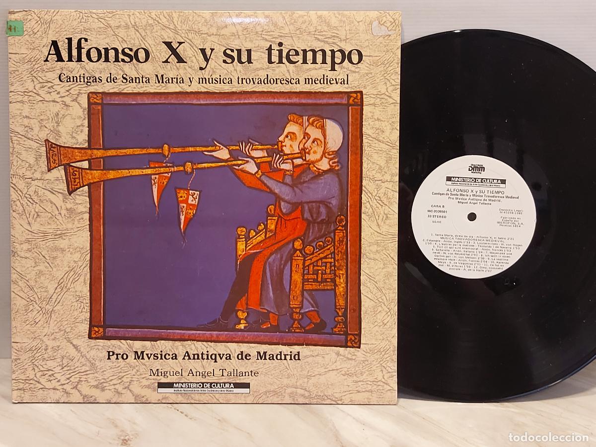 Discos de vinilo: CANTIGAS DE SANTA MAR&Iacute;A Y M&Uacute;SICA TROVADORESCA MEDIEVAL / LP GATEFOLD-1985 / DE LUJO. ****