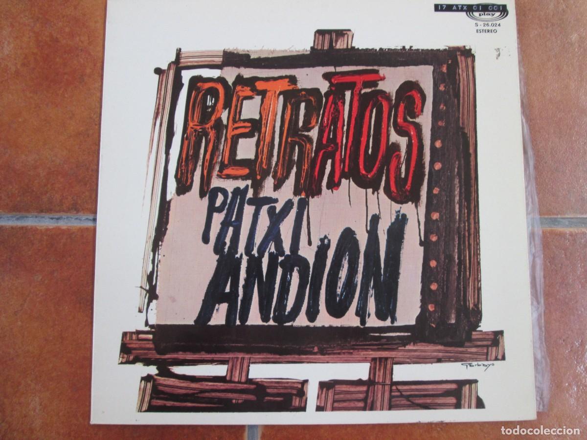 Discos de vinilo: PATXI ANDI&Oacute;N - Retratos. LP, ed espa&ntilde;ola 12&rdquo; 1969. Carpeta abierta. RARA Label Verde. Impecable (NM)