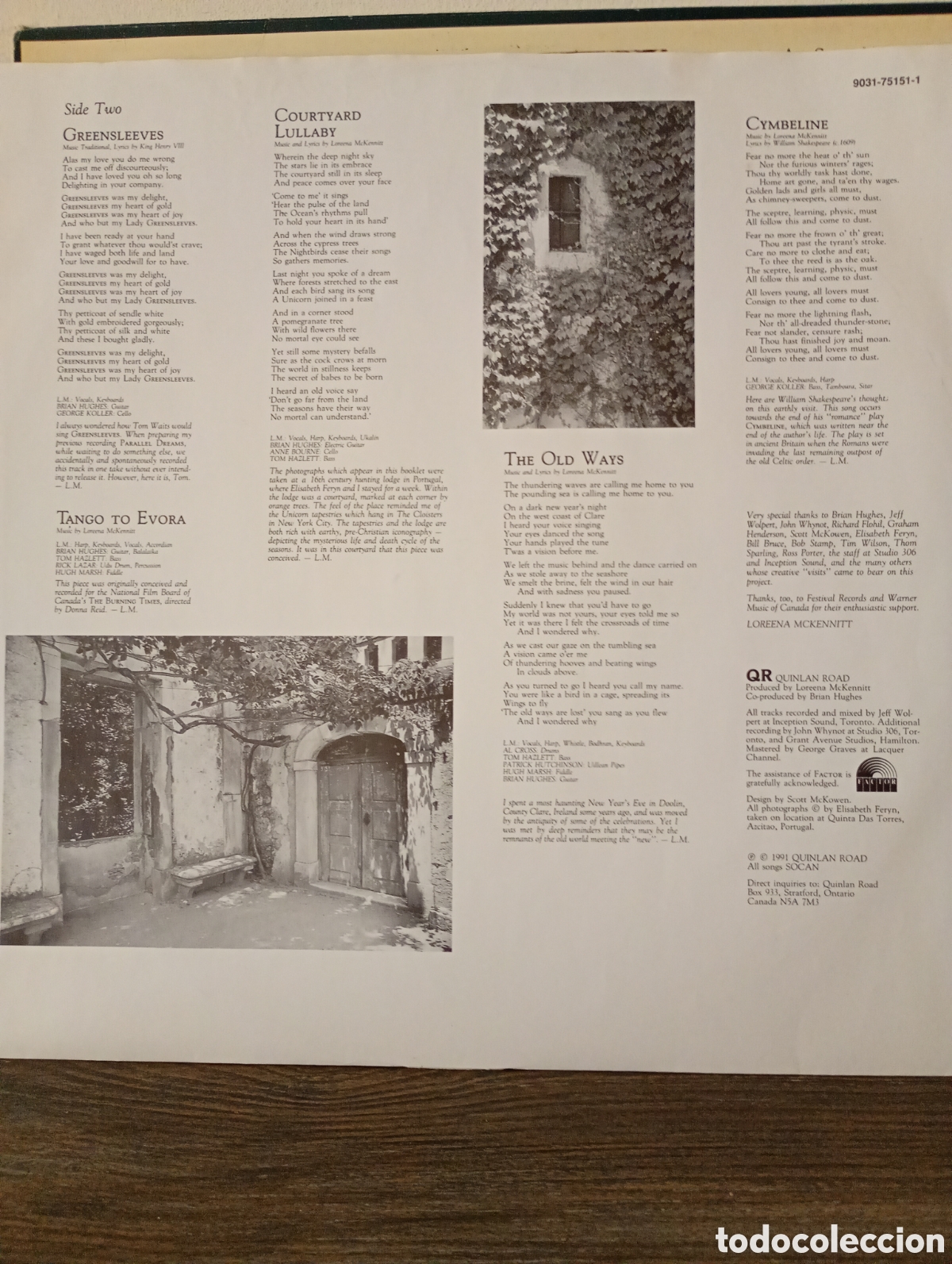 Discos de vinilo: Lorena McKennitt, the visit 1991. - Foto 4