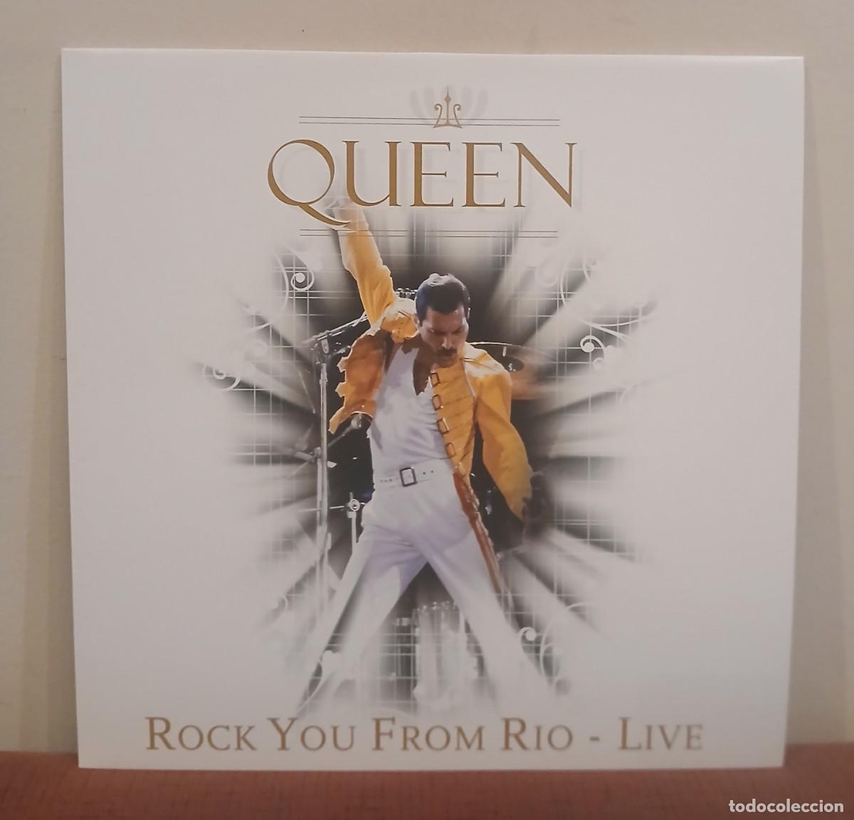 Discos de vinilo: VINILO ROCK YOU FROM RIO LIVE - LP DE QUEEN IMPECABLE Y UNICO EN TODOCOLECCION