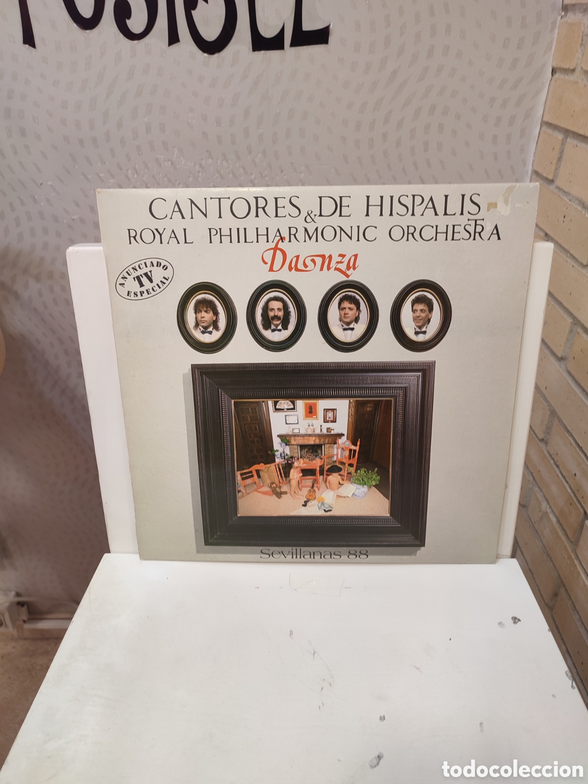 Discos de vinilo: Cantores de Hispalis. &rdquo; Danza &rdquo;. Primera Edici&oacute;n Espa&ntilde;ola. 1987. Hispavox