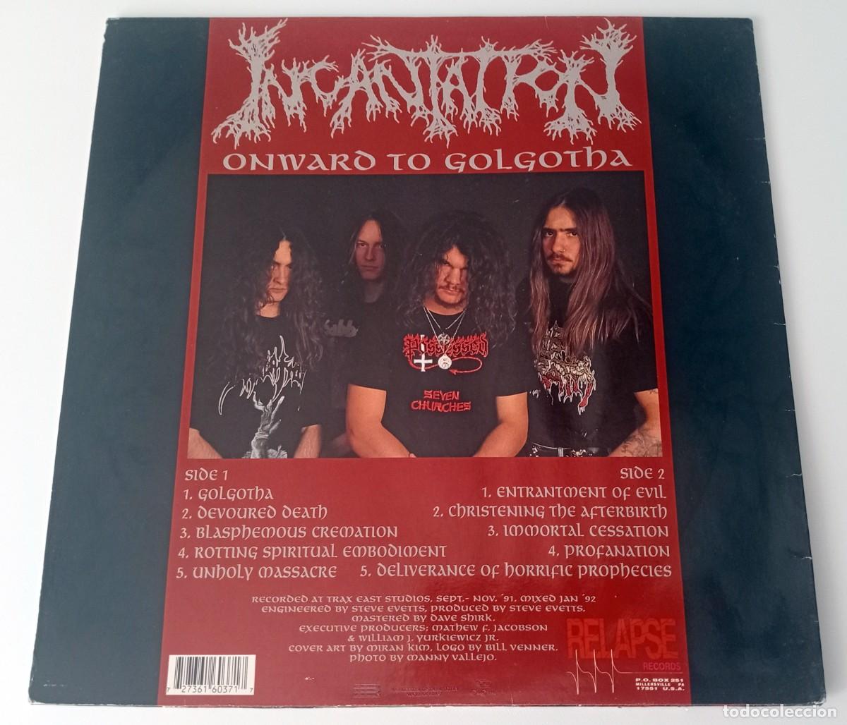 Discos de vinilo: LP INCANTATION - ONWARD TO GOLGOTHA - Foto 2