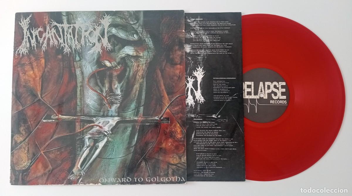 Discos de vinilo: LP INCANTATION - ONWARD TO GOLGOTHA - Foto 3