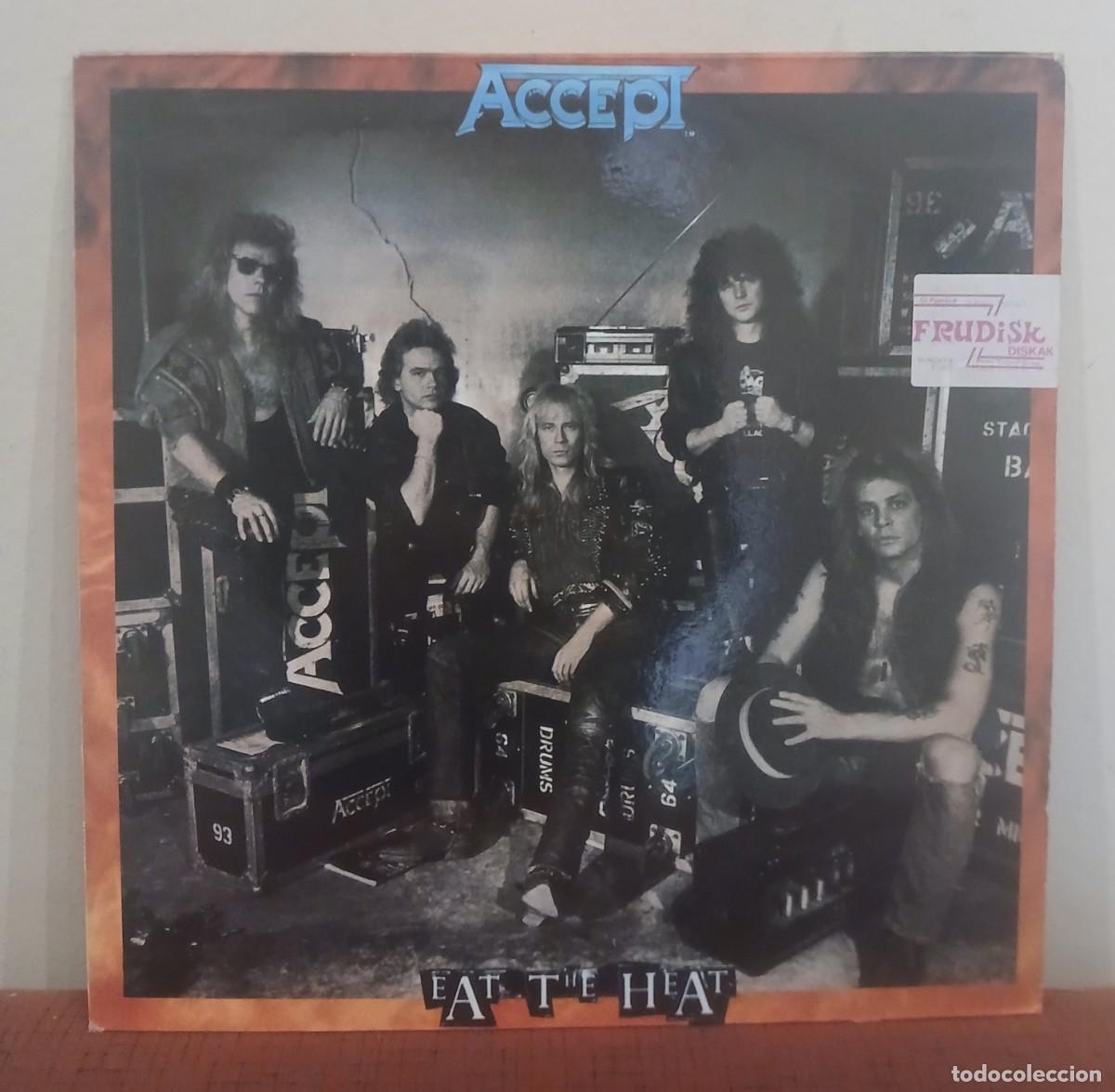 Discos de vinilo: VINILO EAT THE HEAT - LP DE ACCEPT EN BUEN ESTADO