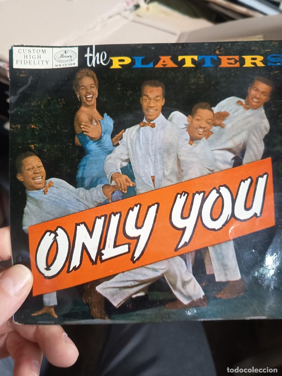 Discos de vinilo: The PLATTERS,( only you,)