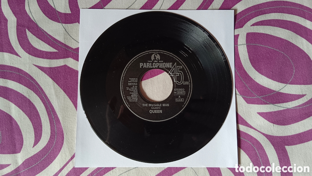 Discos de vinilo: Queen &ndash; The Invisible Man 7&rdquo; Single - Foto 2