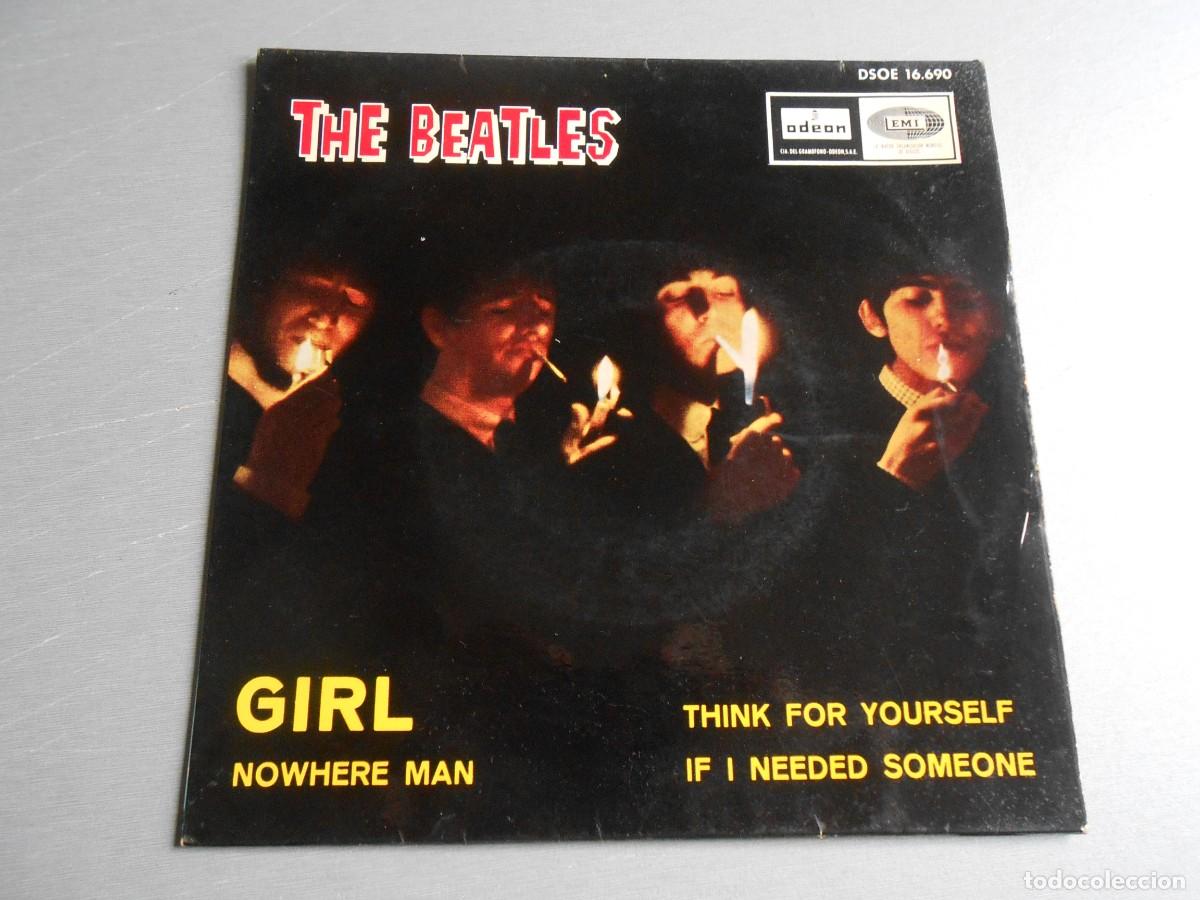 Discos de vinilo: BEATLES, THE, EP, GIRL + 3, A&Ntilde;O 1966, ODEON, DSOE 16.690