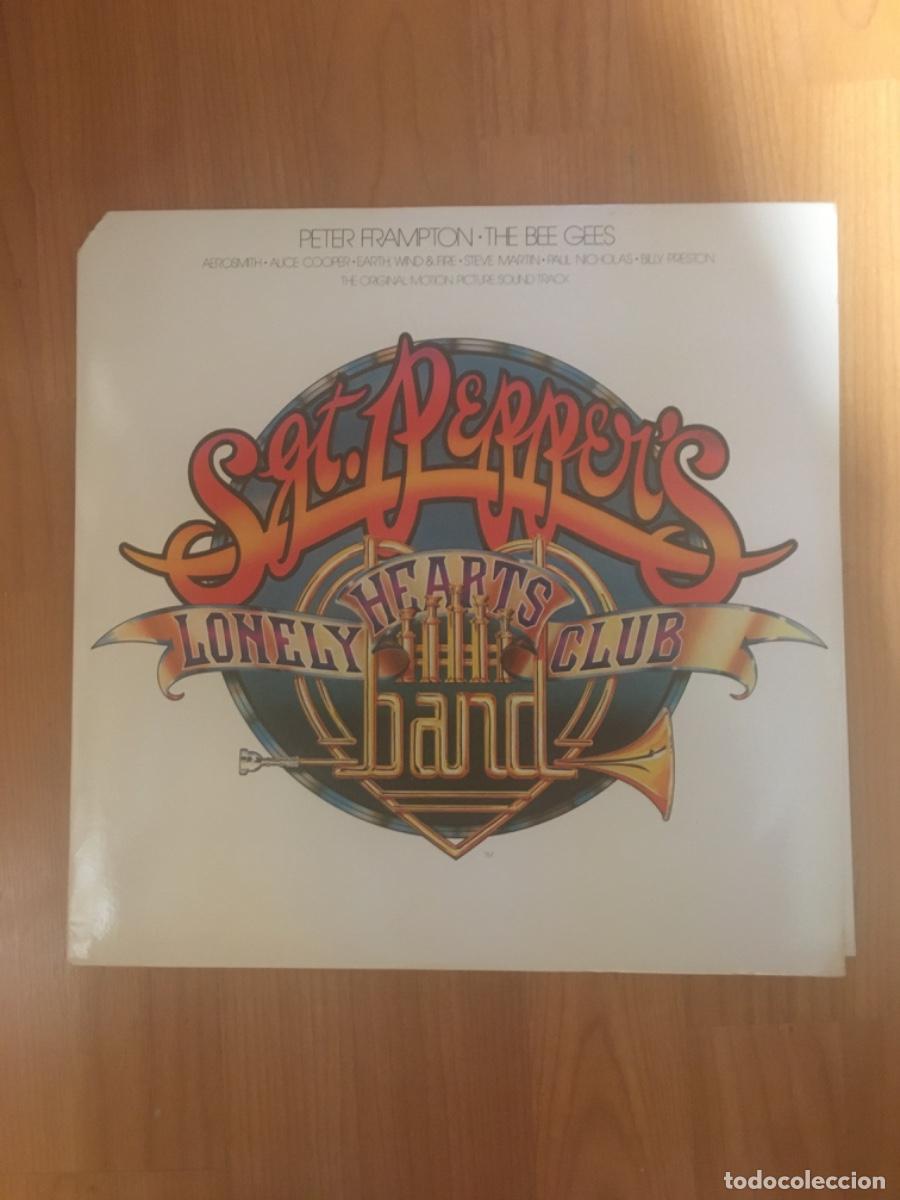 Discos de vinilo: SGT.PEPPERS LONELY HEARTS CLUB BAND-PETER FRAMPTON-BEE GEES-AEROSMITH-ALICE COOPER-EARTH,WIND & FIRE