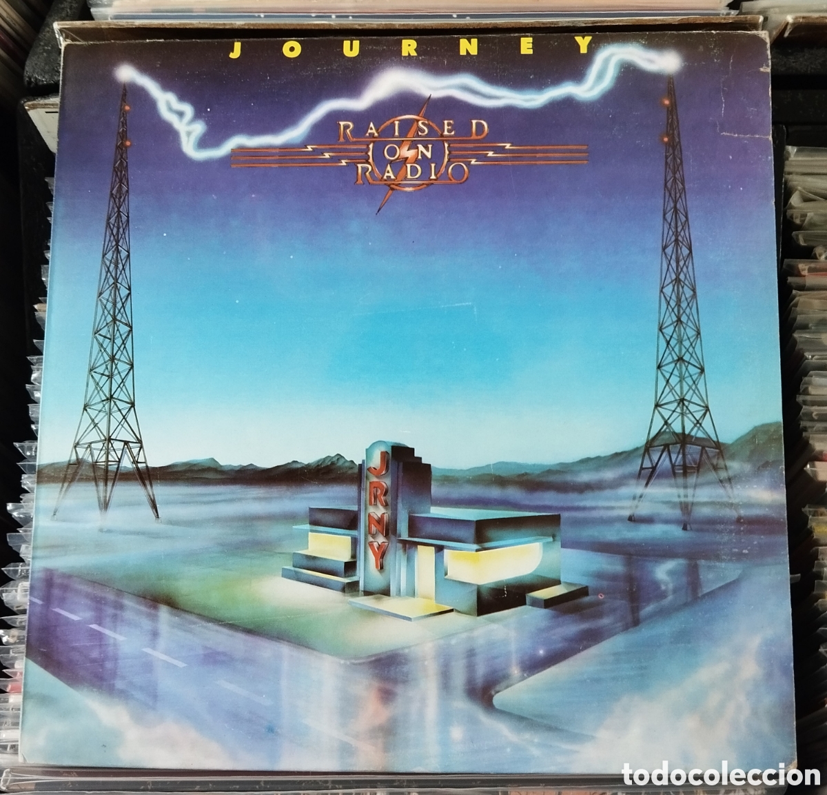 Discos de vinilo: Journey - Raised On Radio (CBS, Venezuela. 1986) LP