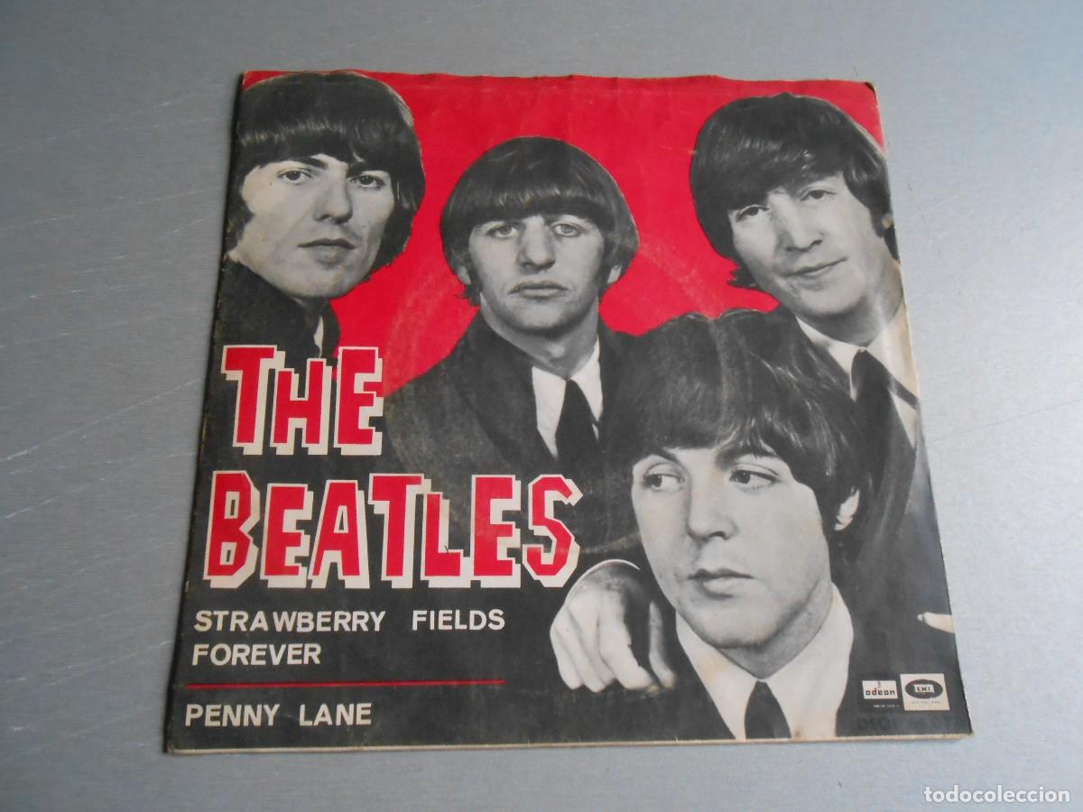 Discos de vinilo: BEATLES, THE, SG, STRAWBERRY FIELDS FOREVER + PENNY LANE, A&Ntilde;O 1967, ODEON, DSOL 66.077