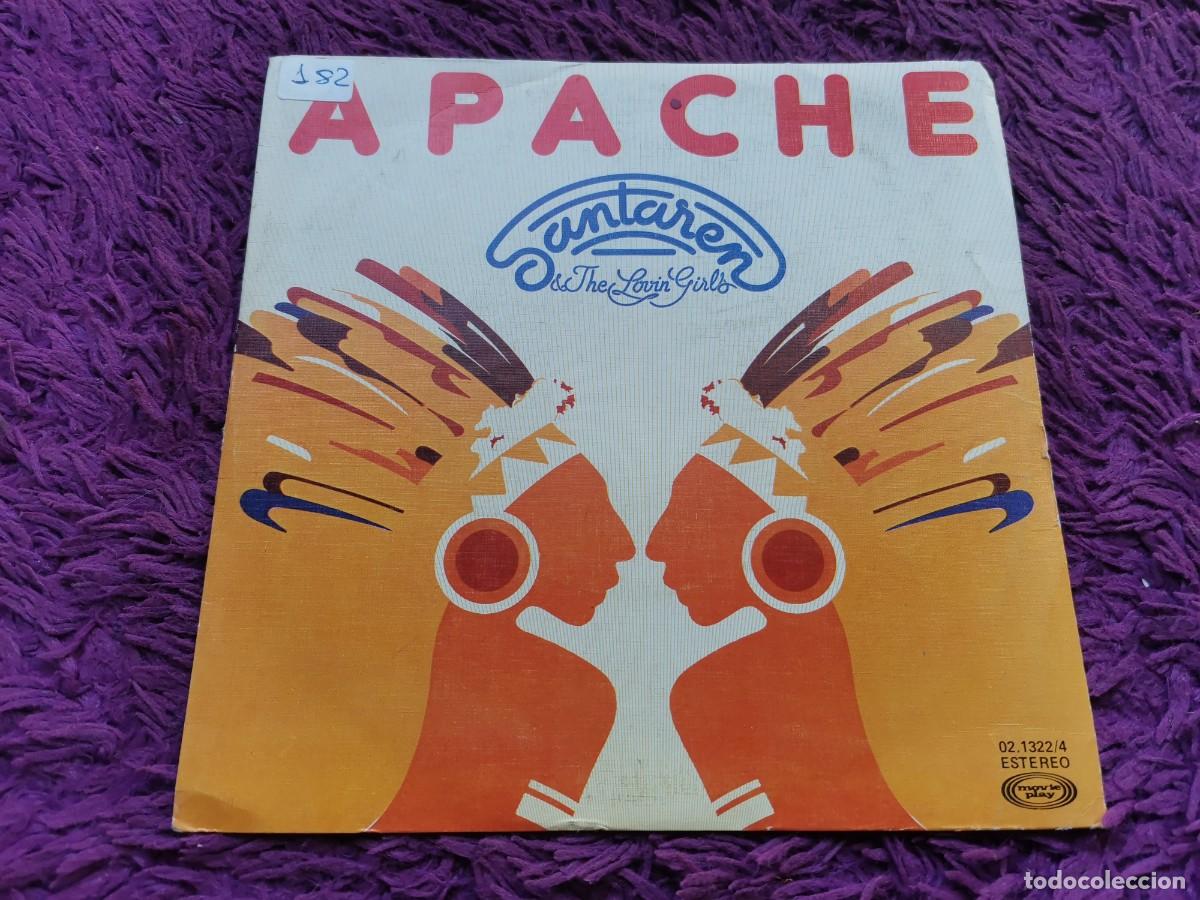 Discos de vinilo: Santaren & the Lovin' Girls &ndash; Apache Vinilo 7&rdquo; Single 1978 Spain 02.1322/4