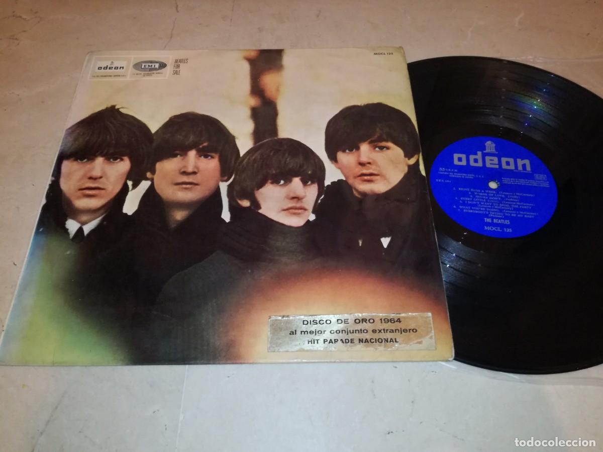 Discos de vinilo: THE BEATLES-BEATLES FOR SALE-PRIMERA EDICI&Oacute;N ESPA&Ntilde;OLA 1964-MONO-&iexcl;MEGA RARO CON LA PEGATINA!