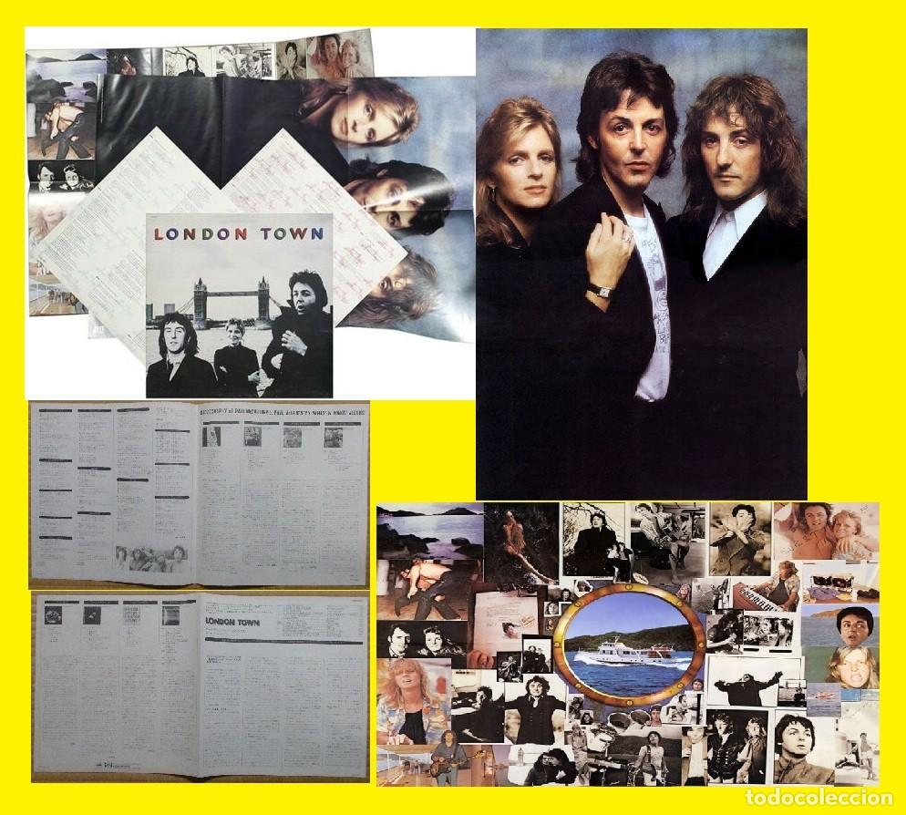 Discos de vinilo: the beatles, paul mccartney, london town 78 completa 1&ordf; PRESS JAPAN + GIGANTE POSTER, INSERTOS, EXC