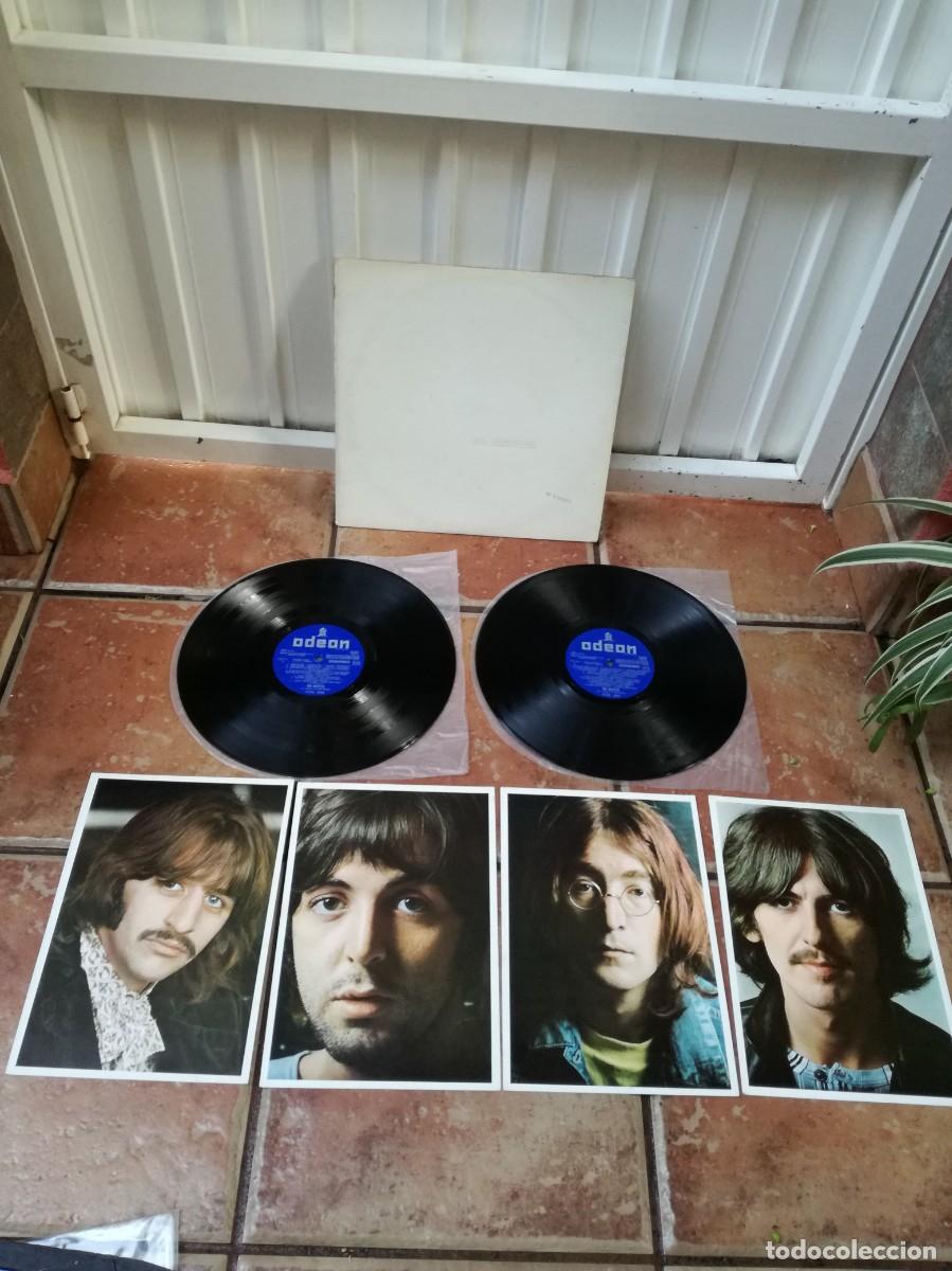 Discos de vinilo: THE BEATLES-ALBUM BLANCO-DOBLE LP CON FOTOS-PRIMERA EDICI&Oacute;N ESPA&Ntilde;OLA 1968-VINILOS EN BUEN ESTADO