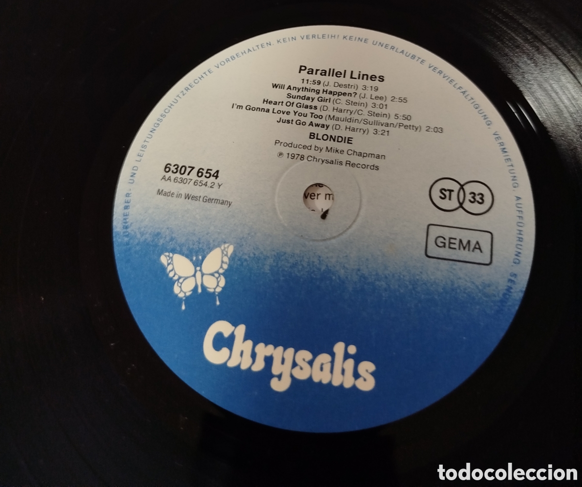 Discos de vinilo: Blondie - Parallel lines - Foto 3