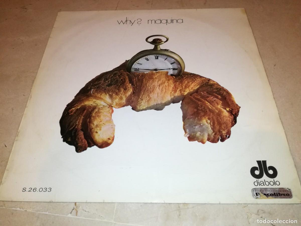 Discos de vinilo: MAQUINA-WHY?-ORIGINAL DIABOLO 1970-RARA EDICI&Oacute;N DE DISCOLIBRO